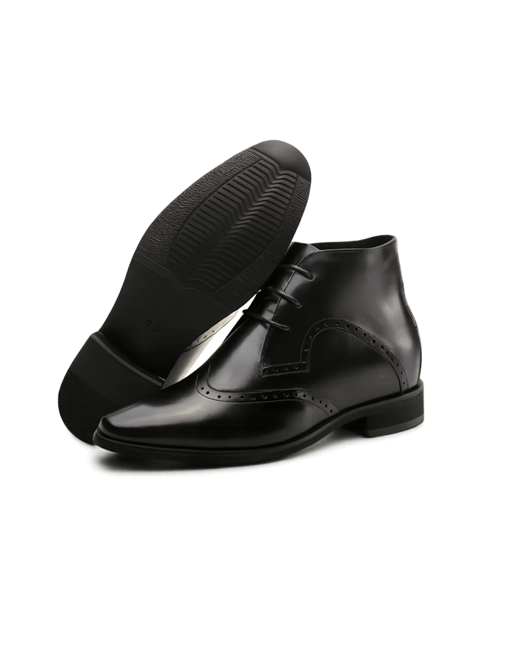 Lang Black Elevator Boot