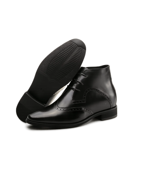 Lang Black Elevator Boot