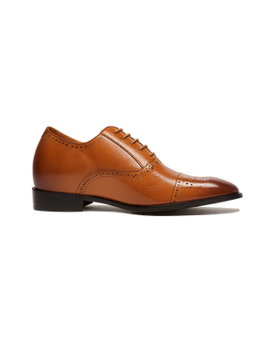 Tall Brown Elevator Shoe