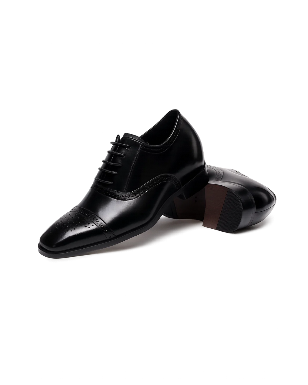 Tall Black Elevator Shoe