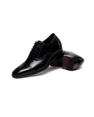 Tall Black Elevator Shoe