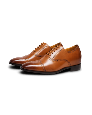Tall Brown Elevator Shoe